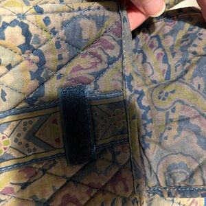Vera Bradley Quilted Paisley Shoulder Bag in Blue, Yellow, Pink